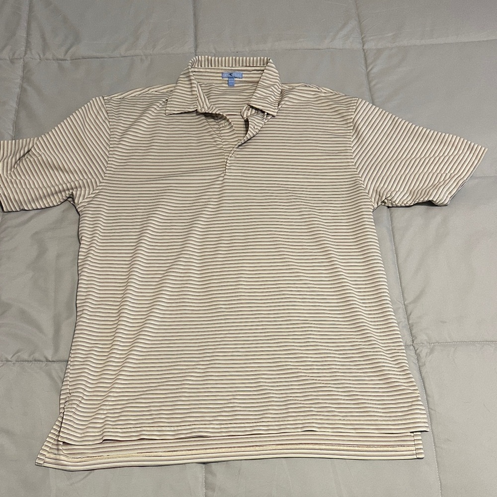 Striped Gen Teal Polo Shirt